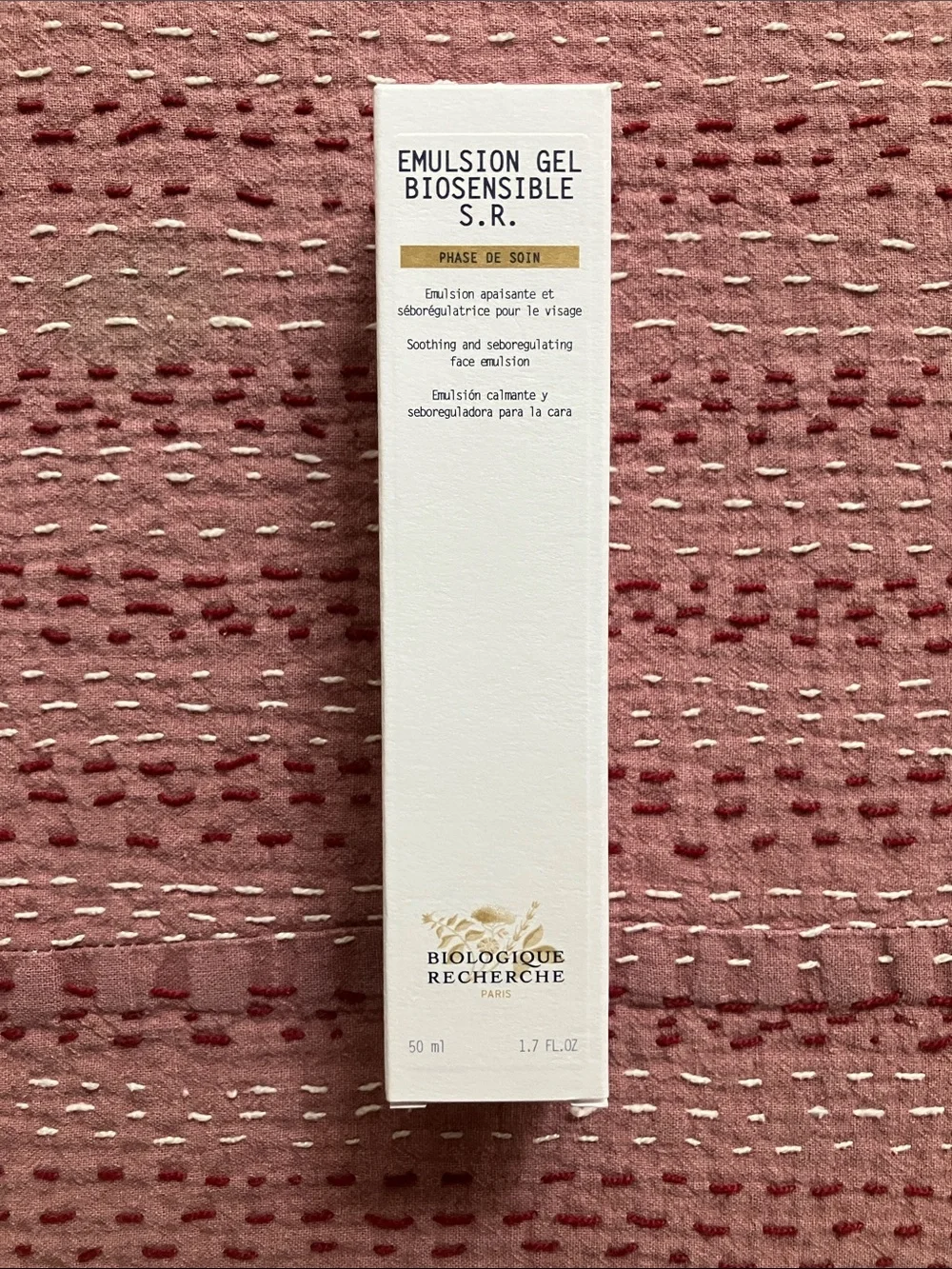 Biologique Recherche emulsion gel biosensible sr , new in box , full size